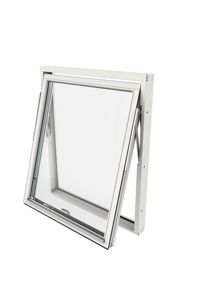 Outline 3-glas Trä, Vridfönster utsida öppen